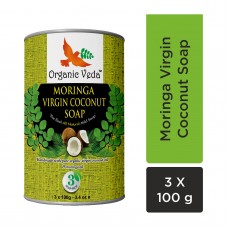 Moringa Virgin Coconut Soap - Three Soap Pack