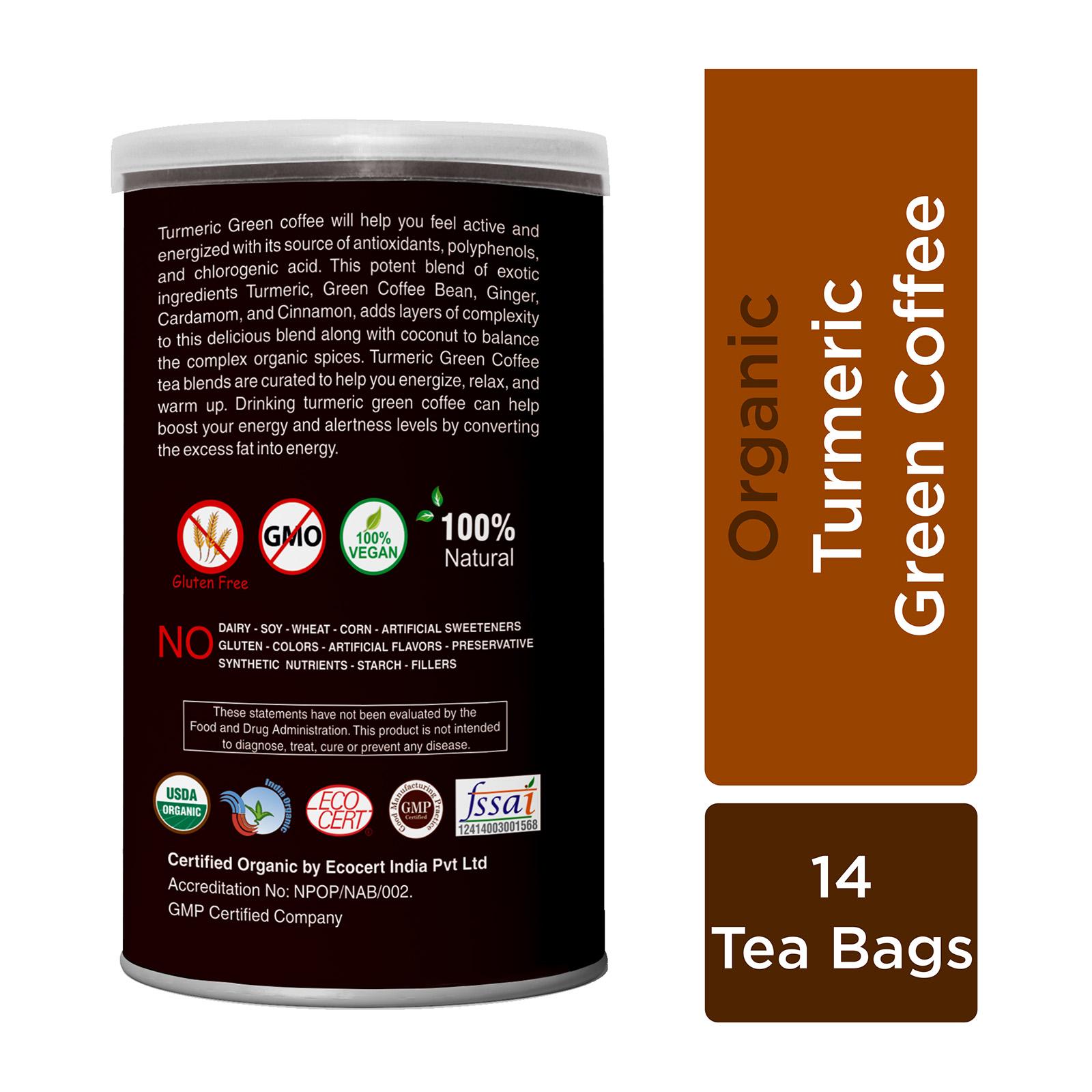 Organic Veda Turmeric Green Coffee is an adventurous barista combining