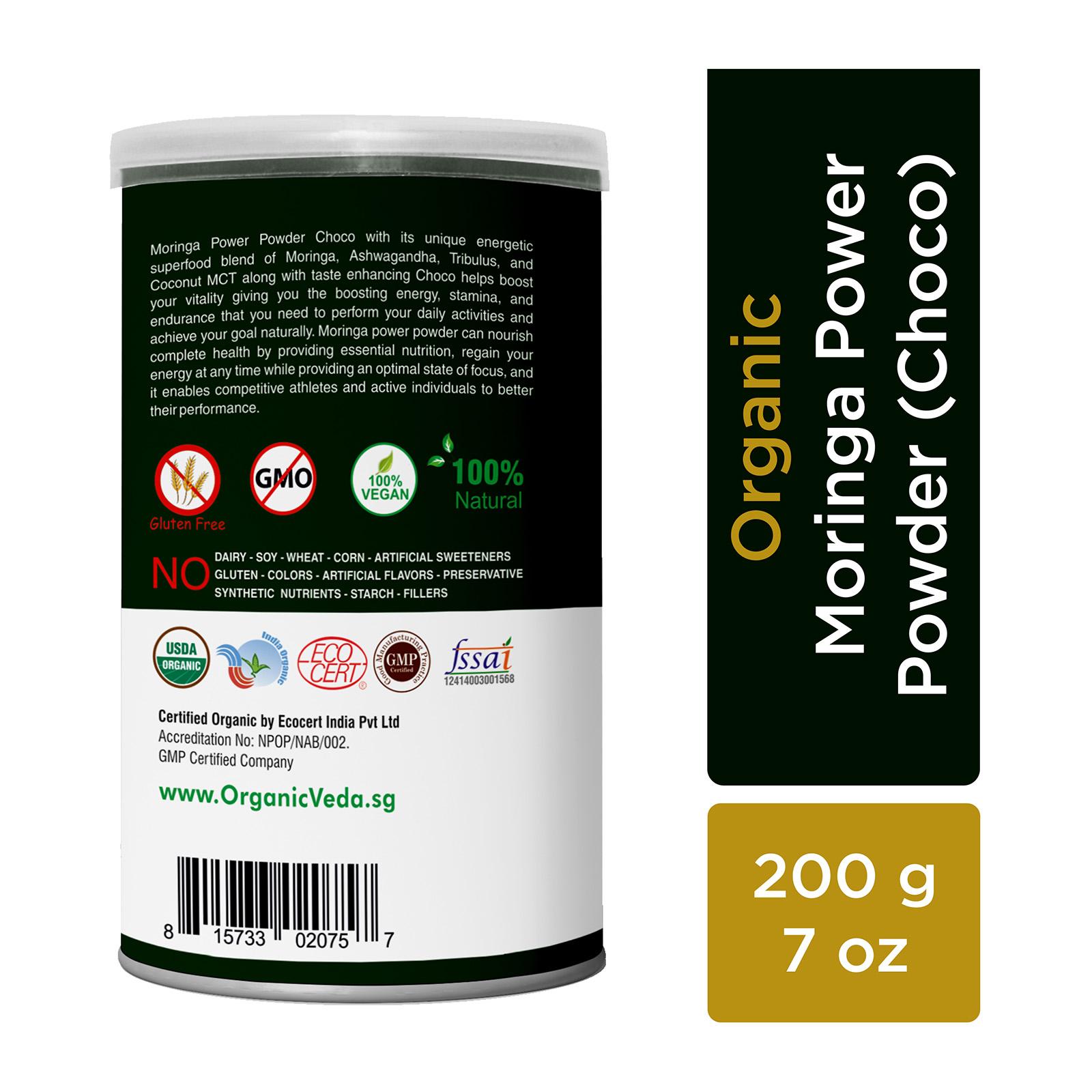 Moringa Power Powder Choco is a tasteful supplement with Moringa