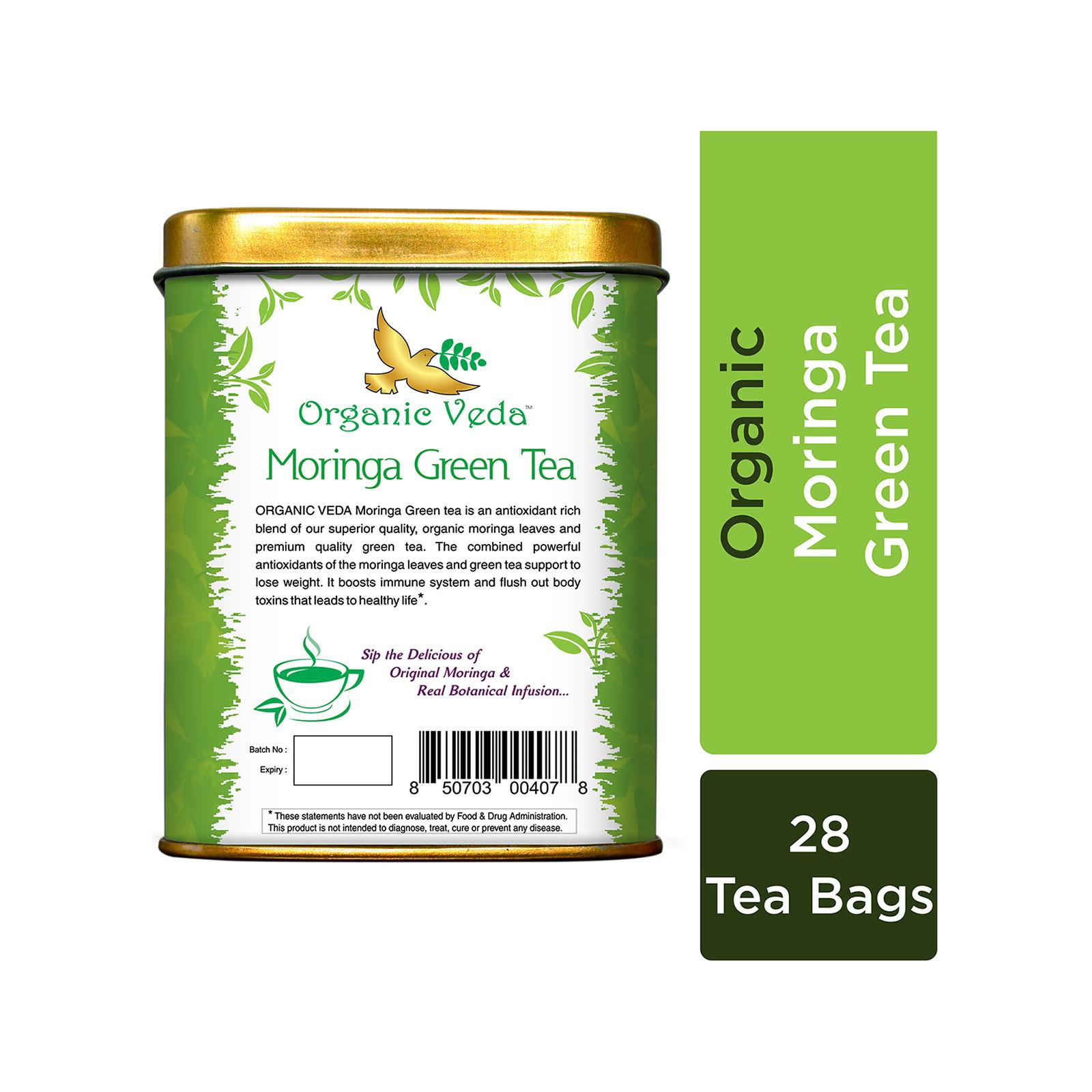 Moringa with Green Tea bags buy at Organicveda Malaysia