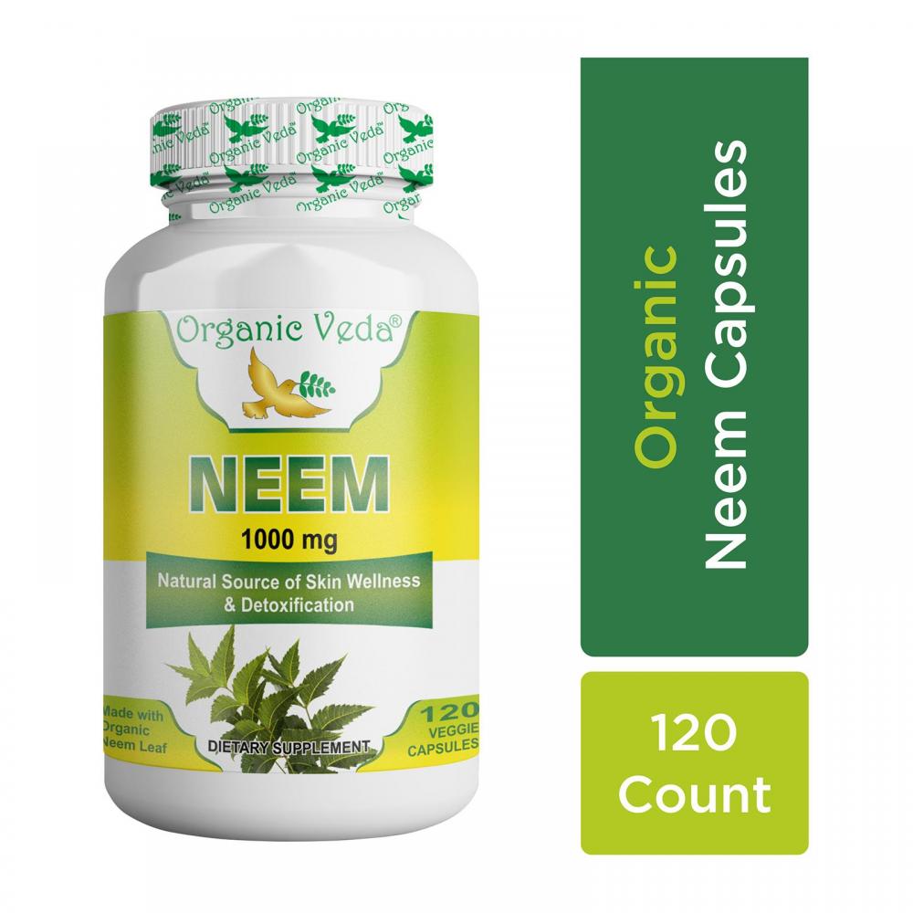 Neem Leaf Capsules 100 Pure Organicveda.sg